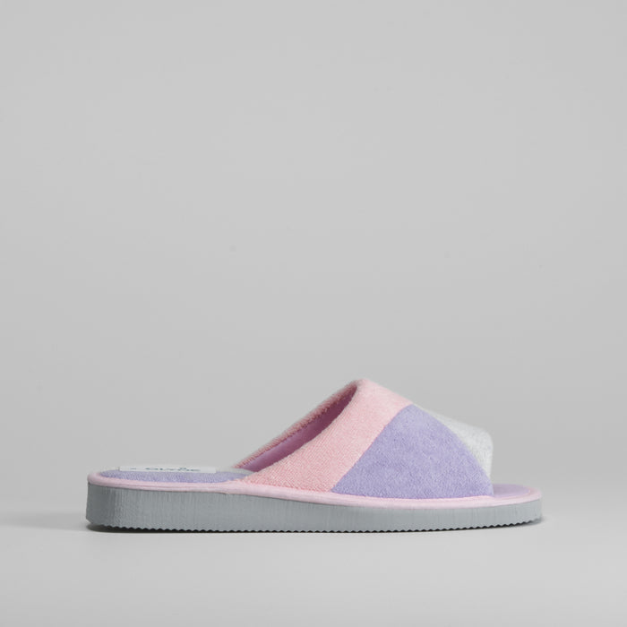 Zapatilla de casa tricolor OLYNE