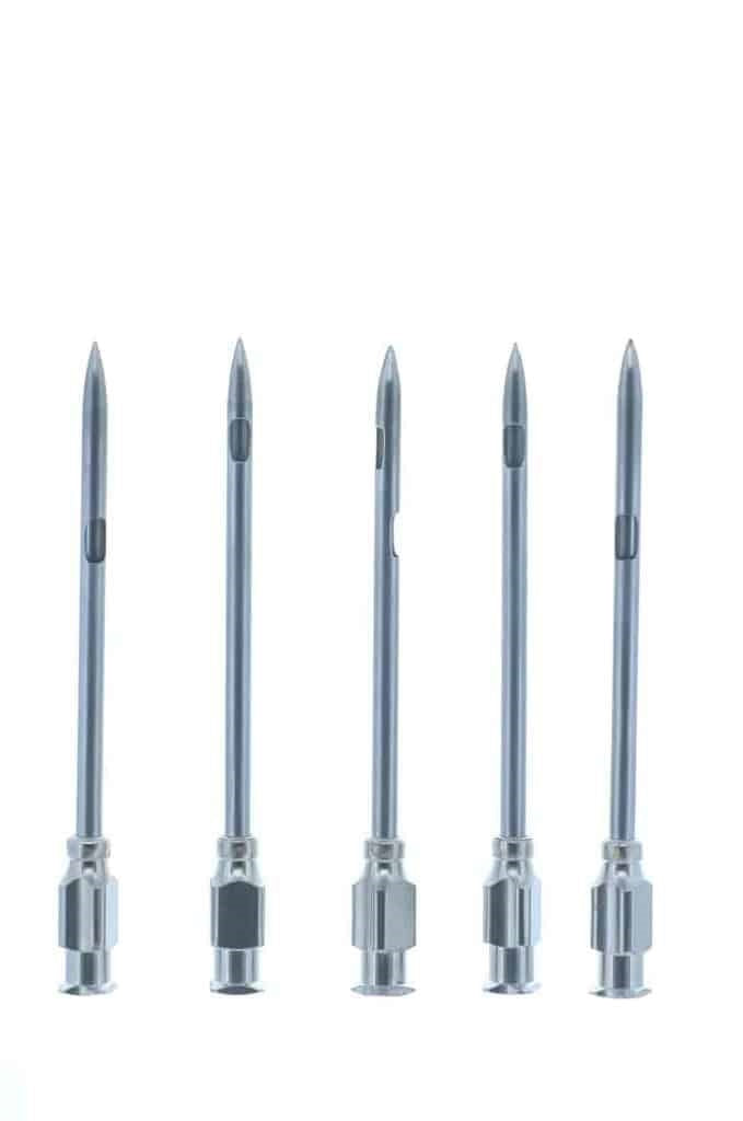 BBQ Gourmet Meat Injector Replacement Needles - 5 x 2.5 - inch 14G (Side Outlet )