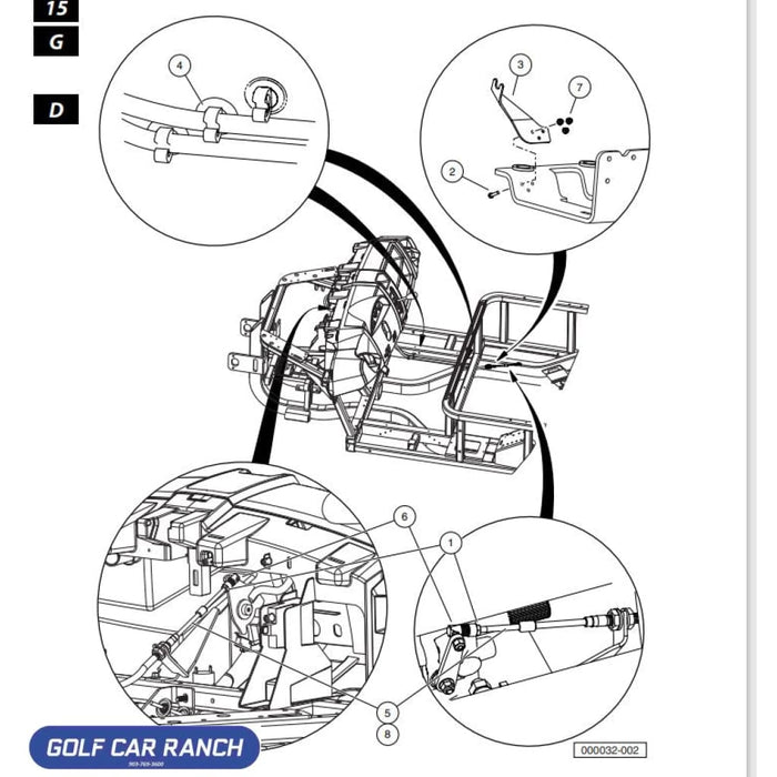 CABLE TRANS SHIFT AWD LONG CLUB CAR CA/XRT REPAIR PART