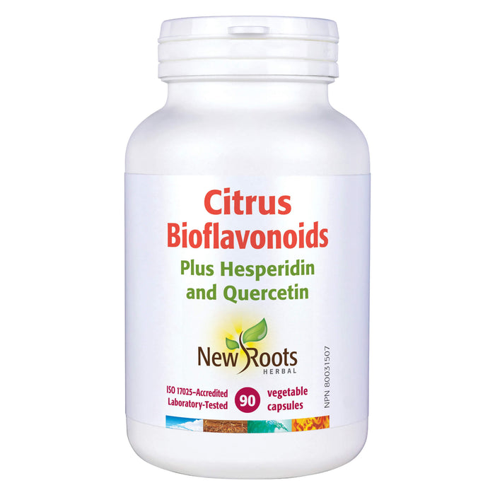 Bottle of New Roots Citrus Bioflavonoids 90 Vegetable Capsules