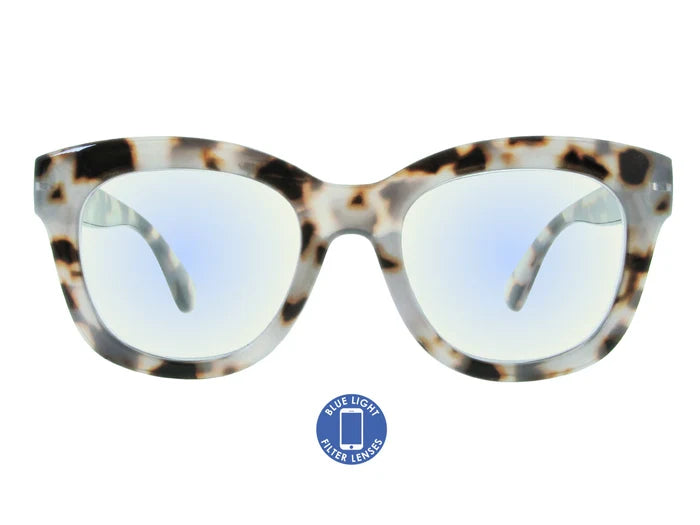 Encore Reading Glasses Blue Light White Tortoiseshell