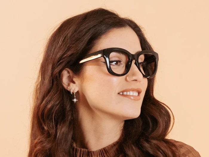 Encore reading glasses Shiny Black