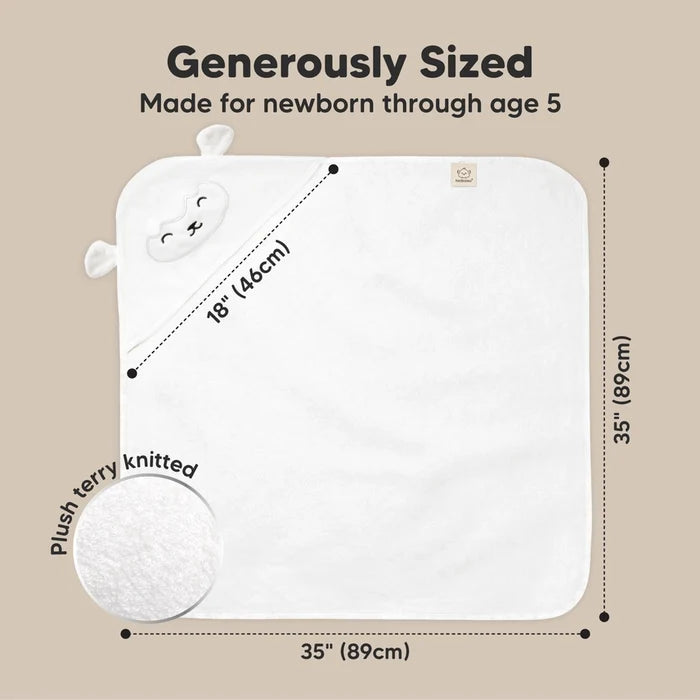 KeaBabies Cuddle Baby Hooded Towel: Lamb