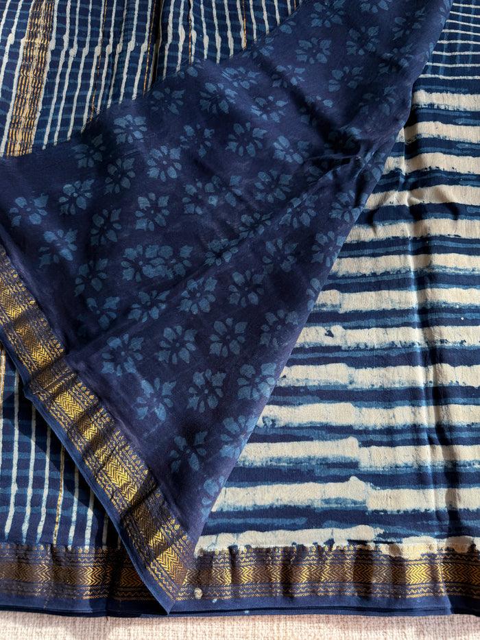 Maheswari border chanderi saree