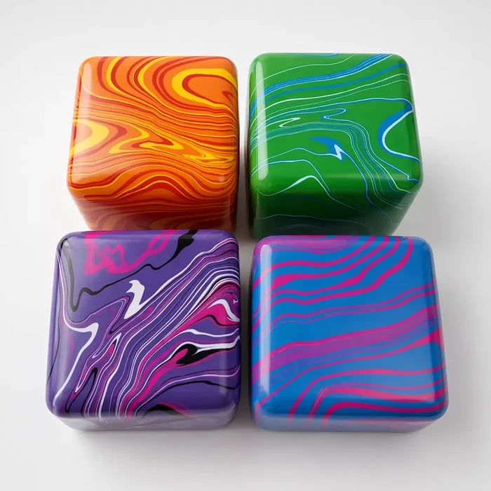 Marbled Squish Cubes