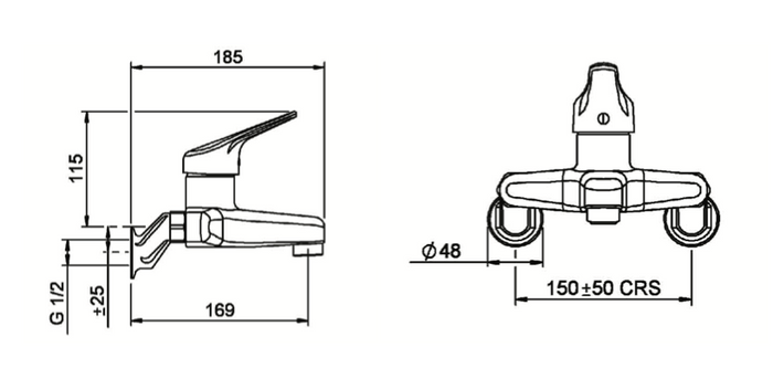 Methven Celeste Bath Mixer