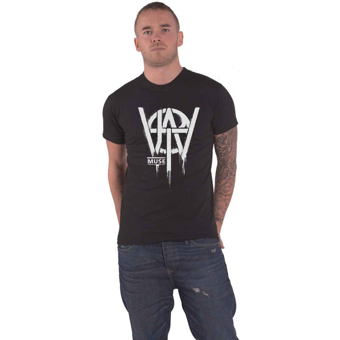 MUSE - WILL OF THE PEOPLE STENCIL - T-Shirt Black