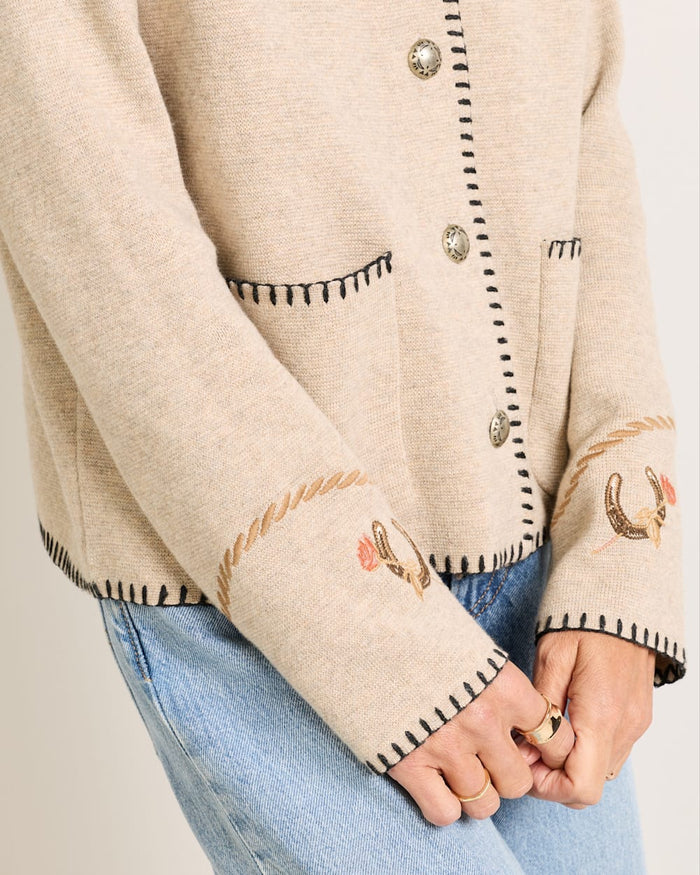 Souvenir Cardigan by Pendleton in Natural