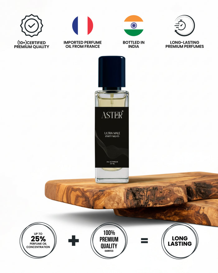20ml bottle of Ultra Male Party Night EDP for Men