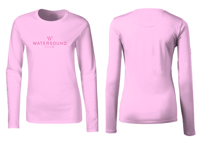 Youth Pink LS SPF Tee