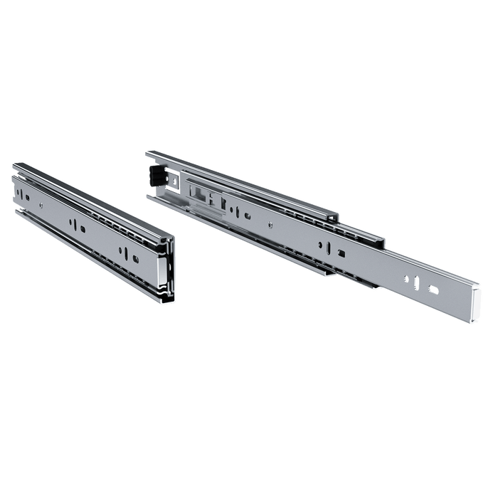 right side view of single 12 inch ball-bearing slide