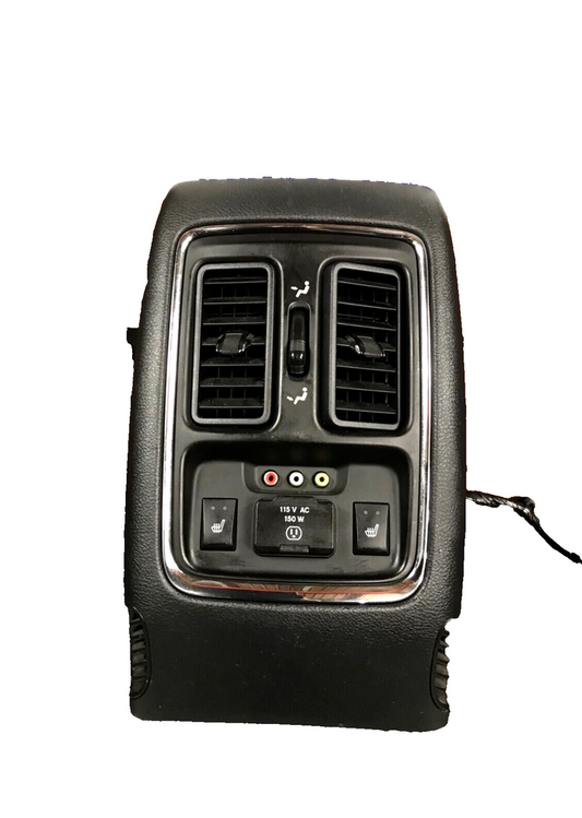 11-13 Jeep Grand Cherokee SRT Center Console Rear Panel w/ Vents & Switch