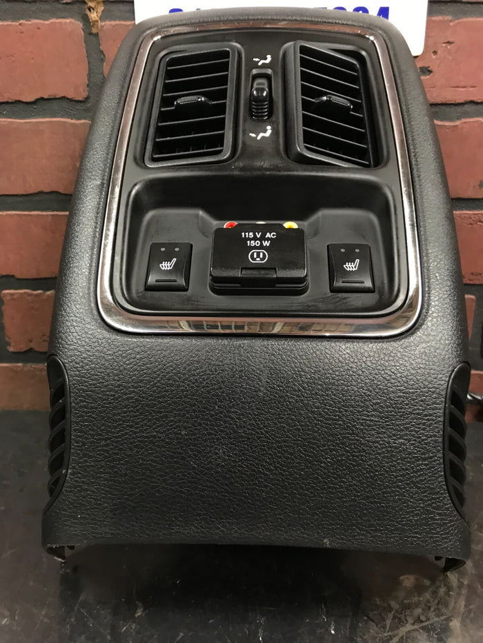 11-13 Jeep Grand Cherokee SRT Center Console Rear Panel w/ Vents & Switch