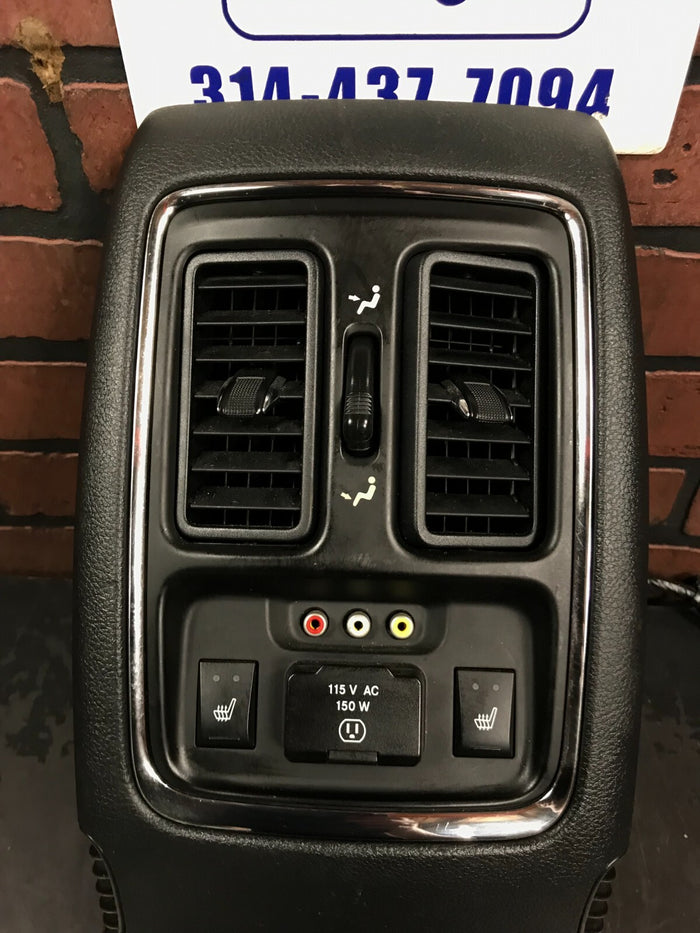 11-13 Jeep Grand Cherokee SRT Center Console Rear Panel w/ Vents & Switch