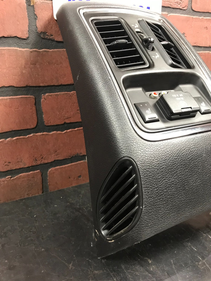11-13 Jeep Grand Cherokee SRT Center Console Rear Panel w/ Vents & Switch