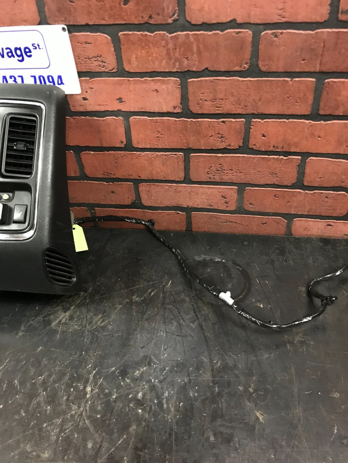 11-13 Jeep Grand Cherokee SRT Center Console Rear Panel w/ Vents & Switch