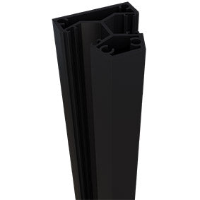 135 Degrees corner post semi frameless pool fence post, Aluminium, 5800mm long, - Image 2