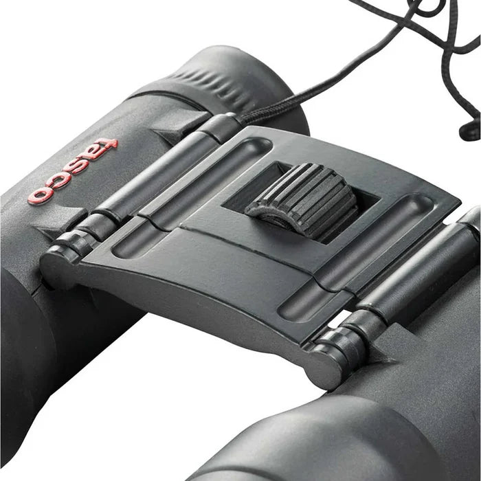 Tasco Essentials 16x32: ציפוי גומי לאחיזה נוחה ועמידות בפני זעזועים