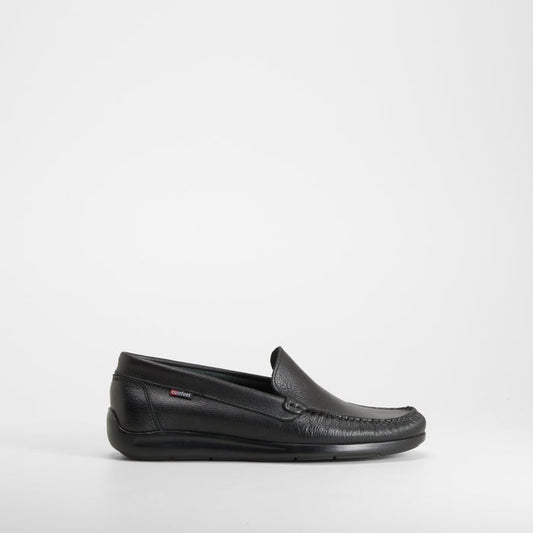 Mocasín confort piel ligero negro COMFEET