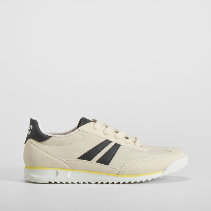 Deportiva casual blanca y negra NYC