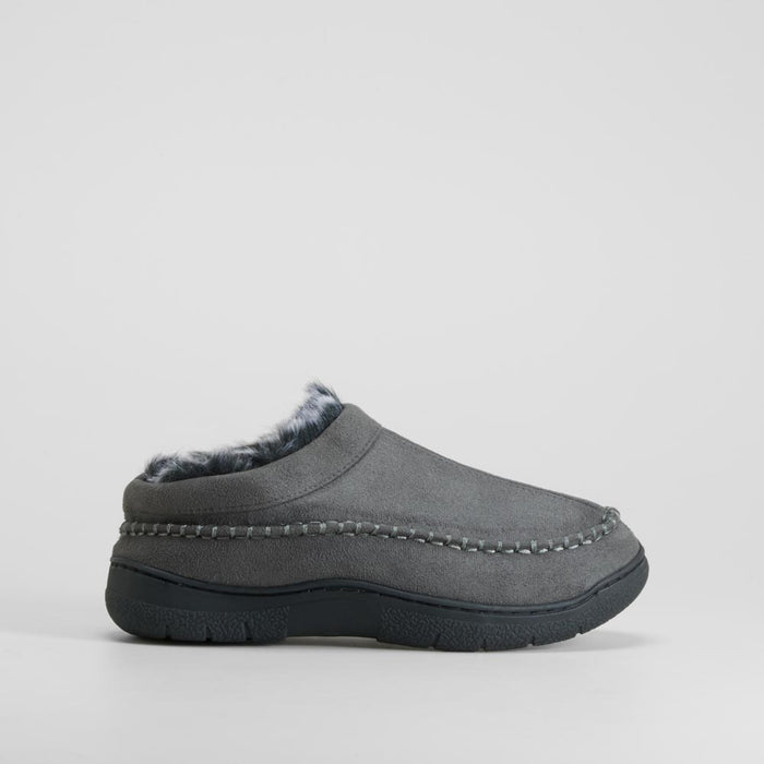 Zapatilla casa cerrada cálida gris OLYNE