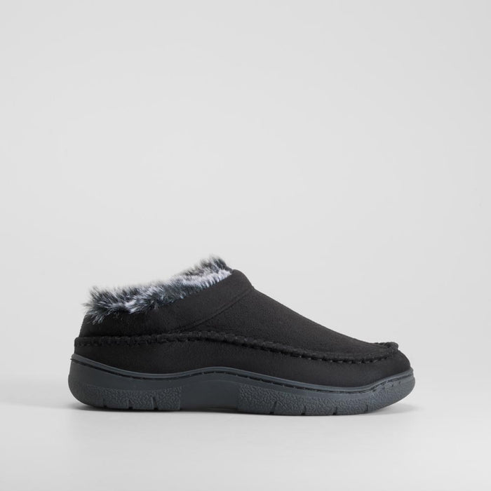 Zapatilla casa cerrada cálida negra OLYNE
