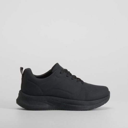 Zapatilla deportiva walking total negra UTWO