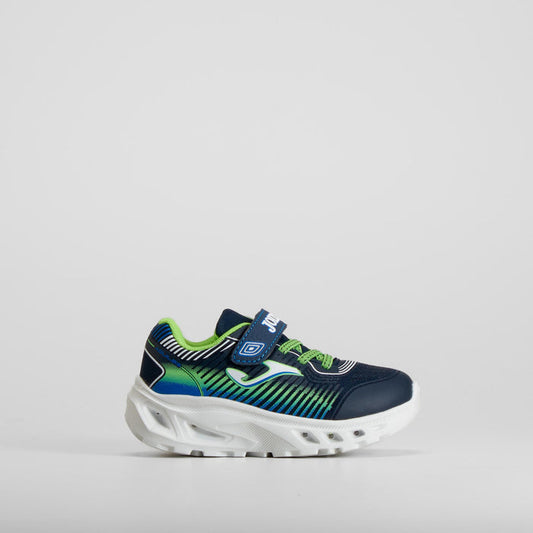 Zapatilla con luces Aquiles JR 2603 azul JOMA