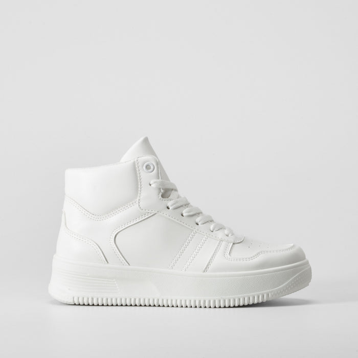 Deportiva alta blanca con cordones OH GIRL!