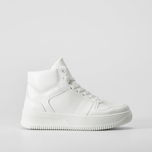 Deportiva alta blanca con cordones OH GIRL!