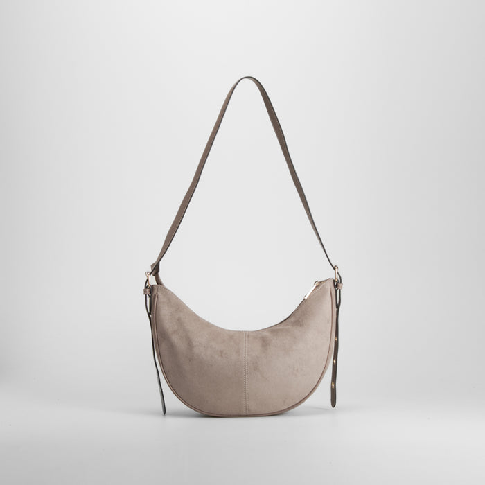 Bolso góndola efecto ante beige Piccola Piu