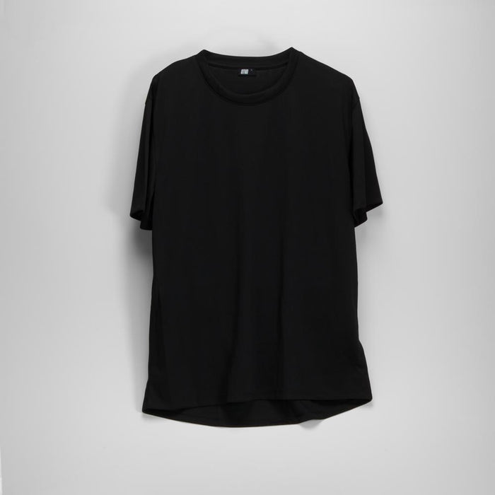 Camiseta manga corta sport negra UTWO