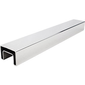 30 x 21mm Nanorail Deluxe - Suits Glass Up To 15mm Thick - Polish, Handrail - Image 1