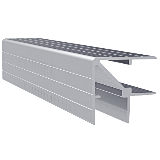 3/4-inch Aluminum Double Angle Extrusion, 10 Feet Length