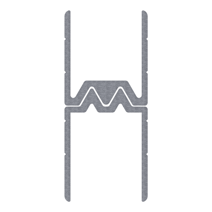 3/4-inch Aluminum Groove Extrusion, 10 Feet Length