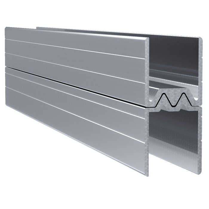 3/4-inch Aluminum Groove Extrusion, 10 Feet Length