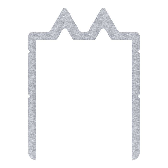 3/4-inch Aluminum Tongue Extrusion, 10 Feet Length
