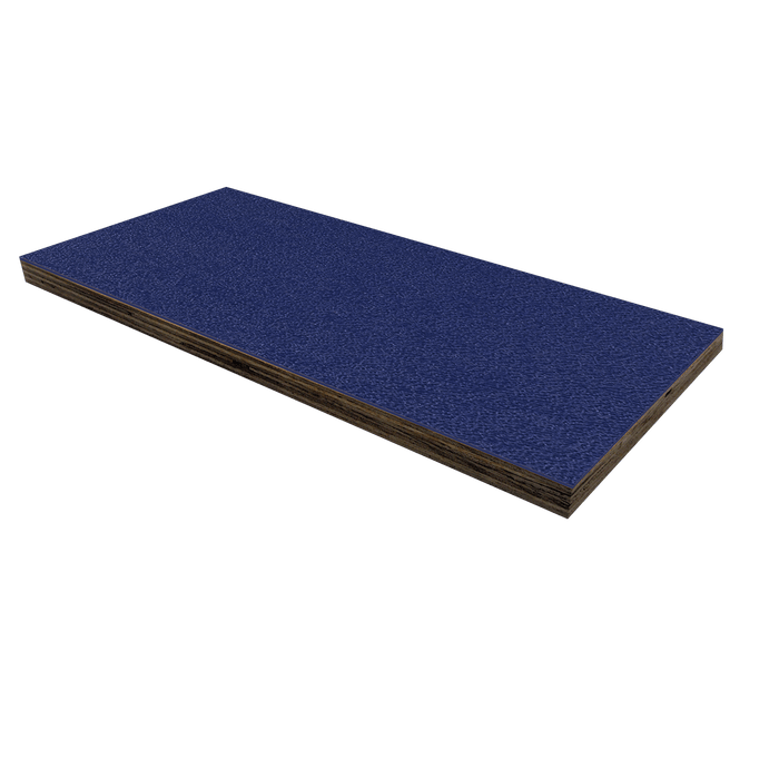3/4in Birch Plywood Laminate - Dark Blue