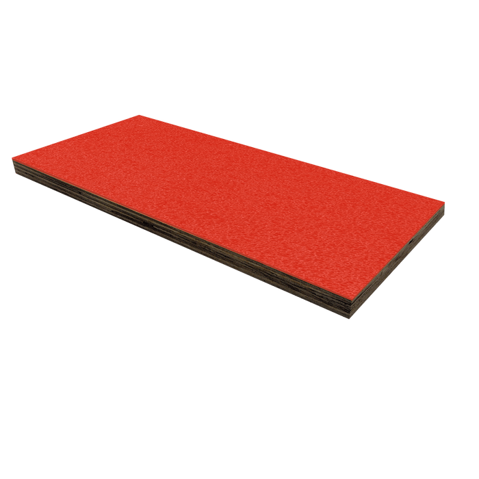 3/4in Birch Plywood Laminate - Orange