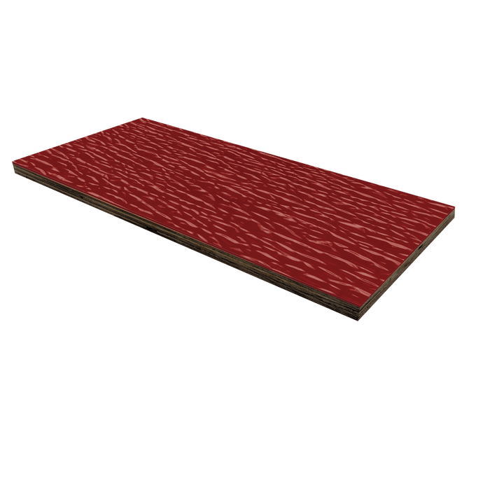 3/8in Textured Fiberglass (FRP) Laminate - Red