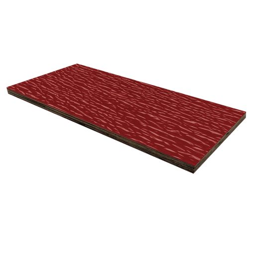 3/8in Textured Fiberglass (FRP) Laminate - Red