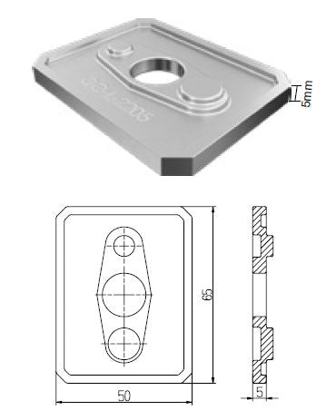 5mm height adjustment packer for top fix spigot - Image 1