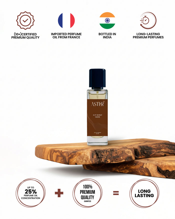 6.45 Wisky Smoke EDP for Men 20ml bottle