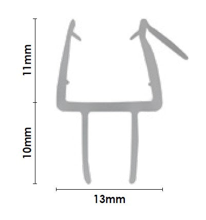 9mm PVC under door water seal - Image 1