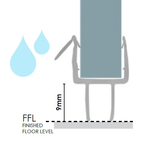 9mm PVC under door water seal - Image 2