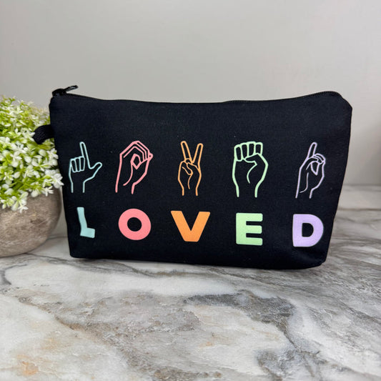 Pouch - Loved ASL