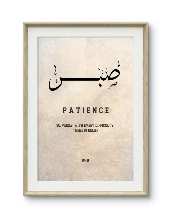 Balanced tri-panel wall decor emphasizing script and negative space