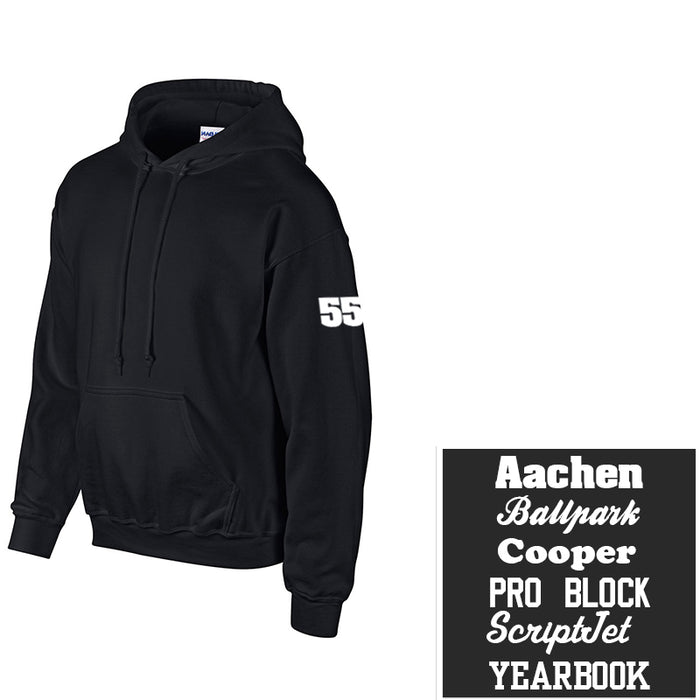 Additional Printed Customization - Text on Left Sleeve
