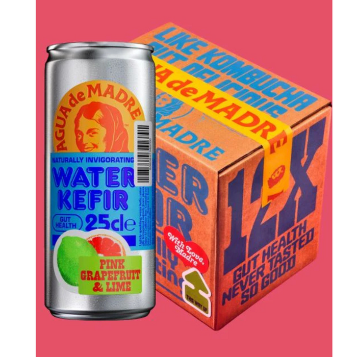 Agua de Madre Water Kefir Grapefruit & Lime 250ml x12