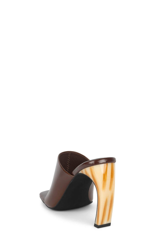 ALLOCATE Heeled Mule Brown